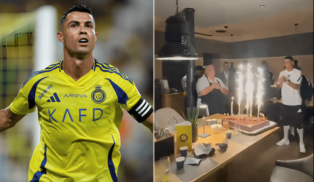 Cristiano Ronaldo tuvo un gesto especial con el encargado de la cocina de Al Nassr al sumarse a la celebración de su cumpleaños junto con el resto del equipo.