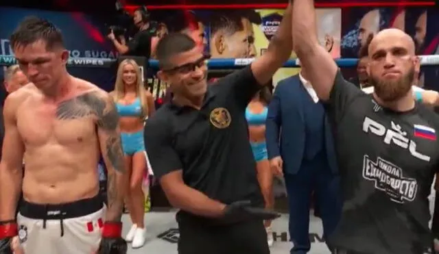 Jesús Pinedo iba por su segundo título mundial. Foto: captura de DAZN Jesús Pinedo iba por su segundo título mundial. Foto: captura de DAZN