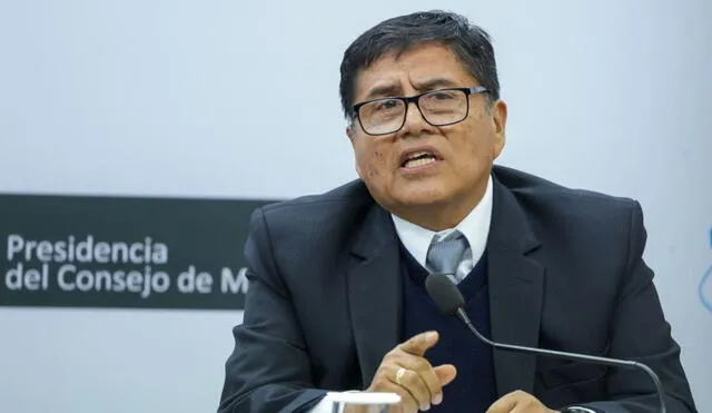 El titular del Interior justificó la ausencia culpando a gobiernos anteriores. Foto: Mininter El titular del Interior justificó la ausencia culpando a gobiernos anteriores. Foto: Mininter