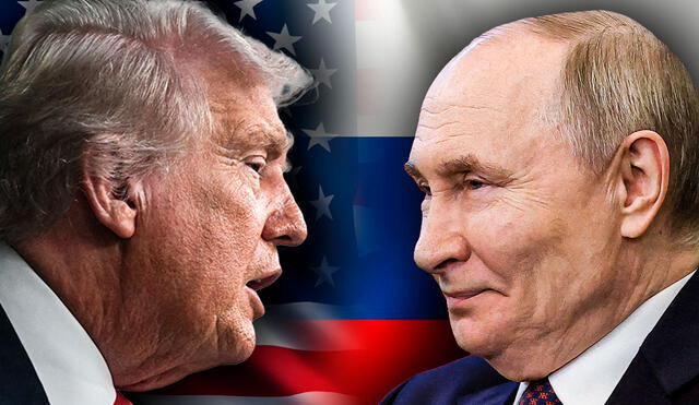 Trump y Putin se reúnen en Alaska este viernes 15 de agosto. Foto: Composición LR/AFP