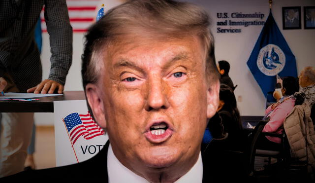 La administración de Donald Trump informó que los agentes especiales de USCIS podrán arrestar y deportar a los extranjeros que cometan fraude migratorio en solicitudes de Green Card. Foto: composición LR