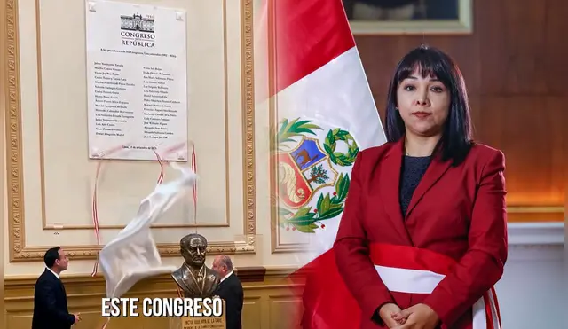 Mirtha Vásquez fue presidenta del Congreso por más de 8 meses. Foto: composición LR