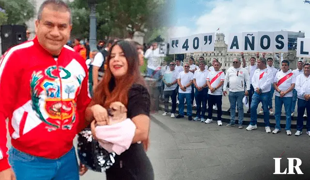  Fotografía entre óscar Arriola y la miembro de La Resistencia   