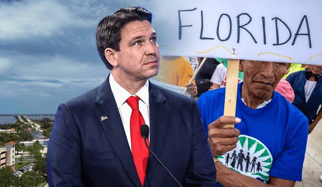 Ron DeSantis, Florida's Governor, implemented the Universal License during 2024. Photo: composition LR/difusión