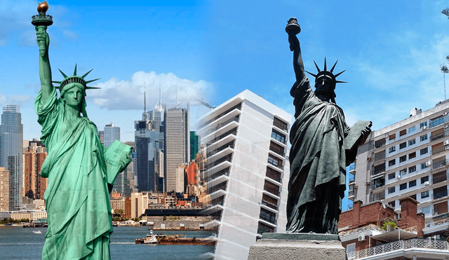 Discover the fascinating history of Buenos Aires’ Statue of Liberty, created 11 years before New York’s iconic monument. Explore its design, legacy, and connection to freedom. Photo: composition LR/AFP