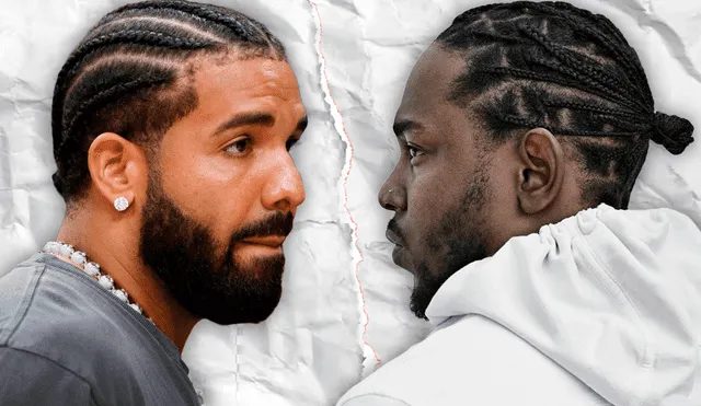 The feud between Drake and Kendrick Lamar is one of hip-hop's most talked rivalries in recent years. Photo: composition LR/AFP