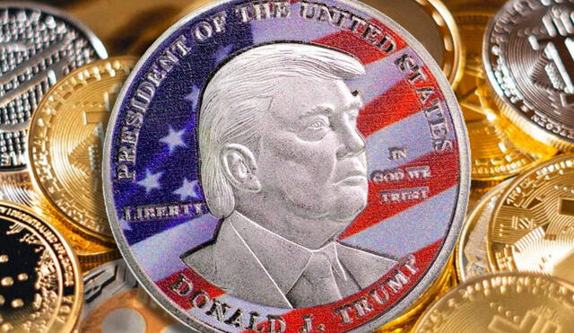 President-elect Donald Trump introduces the $TRUMP meme coin, marking a significant entry into the cryptocurrency market. Photo: LR Composition