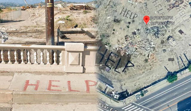 Mysterious messages saying “Help” and “Traffico” found near a Los Angeles shipping yard on Google Maps have sparked concern. Could these be cries for help or a hoax? Photo: LR composition/Reddit