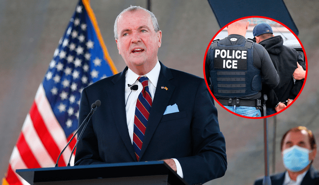 Governor Phil Murphy is under fire after remarks suggesting he housed an undocumented migrant. Photo: LR composition/NPR