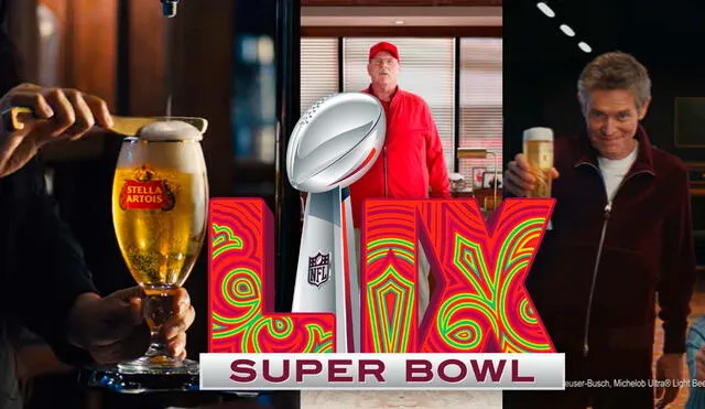 Millions of Americans will tune into the 2025 Super Bowl on Sunday to check the big-budget commercials. Photo: LR composition