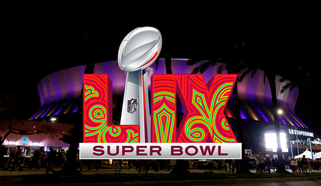 Is the 2025 Super Bowl logo hinting at the championship matchup? Photo: LR Composition