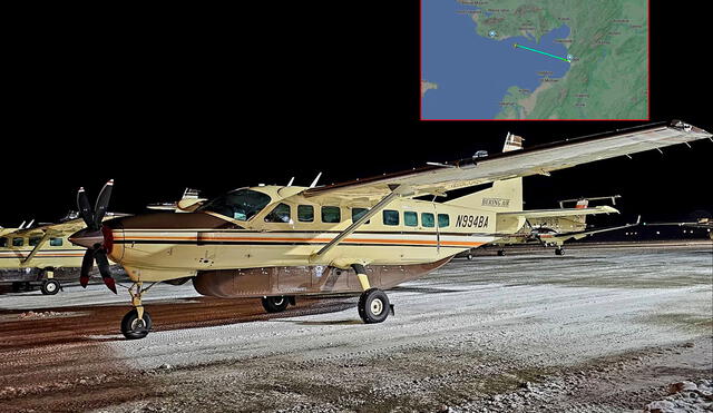 A Bering Air Cessna Caravan carrying ten people has disappeared over Alaska's Norton Sound, leading to intensive search operations hindered by adverse weather. Photo: LR Composition