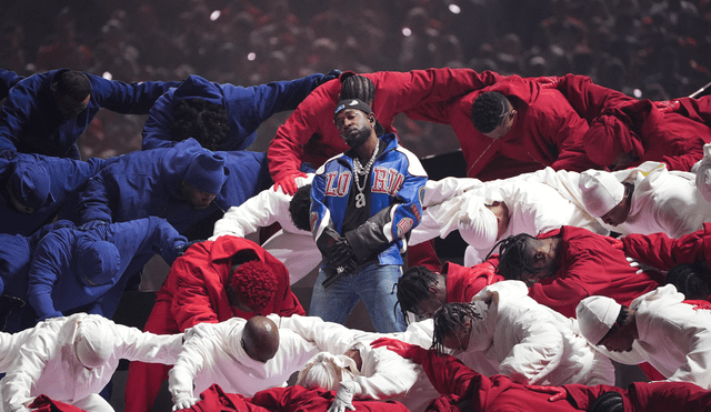 At Super Bowl LIX, Kendrick Lamar delivered a powerful halftime show with a diverse setlist and appearances by SZA and Samuel L. Jackson, captivating audiences with his dynamic performance. Photo: AFP