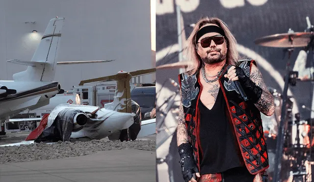 While Vince Neil was not on the plane, his girlfriend was. Photo: LR Composition / AZ Central & USA Today