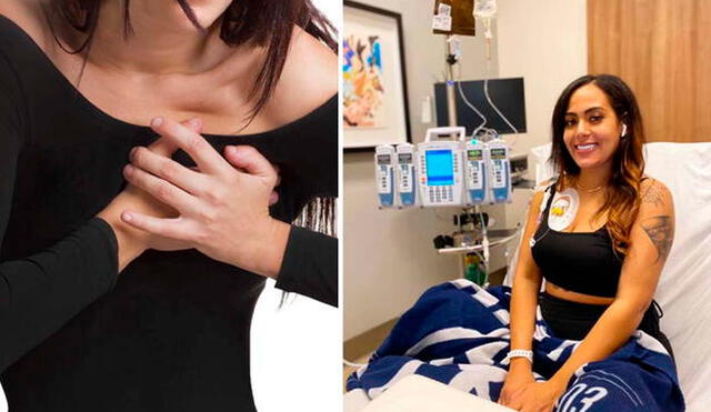 A Texas woman ignored chest pain, thinking it was caused by her bra—only to later be diagnosed with stage 4 colon cancer. Photo: LR composition/Radwah Oda A Texas woman ignored chest pain, thinking it was caused by her bra—only to later be diagnosed with stage 4 colon cancer. Photo: LR composition/Radwah Oda