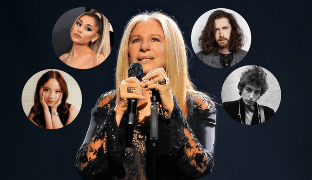Check Barbra Streisand's new album info which includes duets with Hozier, Ariana Grande, Laufey and more. Photo:GLR composition/ USA Today, Vogue Mexico, Spotify, NPR, Variety Check Barbra Streisand's new album info which includes duets with Hozier, Ariana Grande, Laufey and more. Photo:GLR composition/ USA Today, Vogue Mexico, Spotify, NPR, Variety