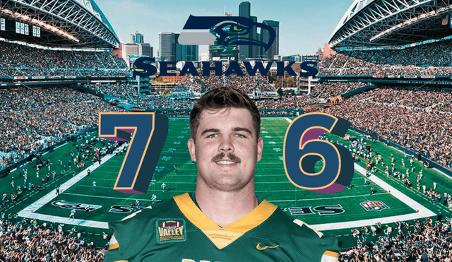 Grey Zabel will wear number 76 for the Seattle Seahawks. Photo: GLR Composition/ESPN/SportLogos.Net Grey Zabel will wear number 76 for the Seattle Seahawks. Photo: GLR Composition/ESPN/SportLogos.Net