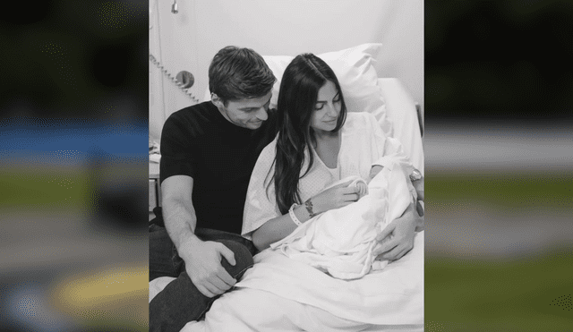 Max Verstappen and Kelly Piquet share a joyful moment, celebrating the birth of their daughter, Lily. Photo: GLR composition/ Max Verstappen's Instagram Max Verstappen and Kelly Piquet share a joyful moment, celebrating the birth of their daughter, Lily. Photo: GLR composition/ Max Verstappen's Instagram