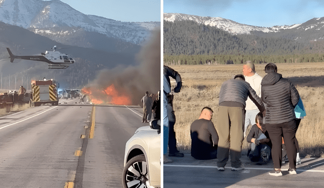 A collision between two vehicles in Idaho leaves seven dead and several injured on U.S. 20. Photo: The Independent A collision between two vehicles in Idaho leaves seven dead and several injured on U.S. 20. Photo: The Independent