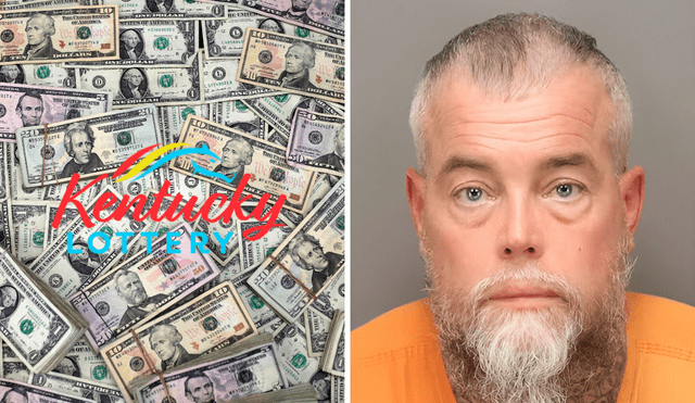 James Farthing won the lottery in Kentucky and days later was arrested by police officers. Photo: GLR Composition/WKYT/Reuters/Lottery Critic James Farthing won the lottery in Kentucky and days later was arrested by police officers. Photo: GLR Composition/WKYT/Reuters/Lottery Critic