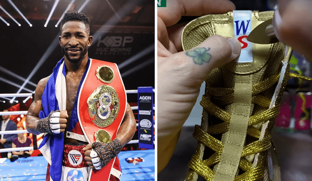 William Scull will wear new boxing boots to fight Canelo Alvarez. Photo: GLR Composition/TUDN/NotiFight William Scull will wear new boxing boots to fight Canelo Alvarez. Photo: GLR Composition/TUDN/NotiFight
