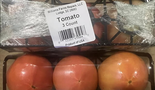 Recalled tomatoes from Williams Farms Repack LLC and H&C Farms, pulled from shelves due to Salmonella risk—consumers advised to avoid affected lots and ensure food safety. Photo: U.S. Food & Drug Administration/FDA Recalled tomatoes from Williams Farms Repack LLC and H&C Farms, pulled from shelves due to Salmonella risk—consumers advised to avoid affected lots and ensure food safety. Photo: U.S. Food & Drug Administration/FDA
