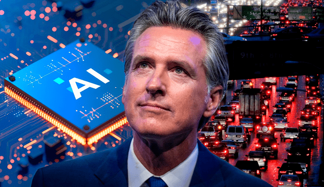 California Governor unveils AI-driven projects focused on traffic management. Photo: GLR composition/NBC News California Governor unveils AI-driven projects focused on traffic management. Photo: GLR composition/NBC News