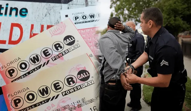In a shocking turn of events, a Kentucky man went from winning a $167 million Powerball jackpot to being arrested just two days later for attacking a law enforcement officer. Photo: GLR composition/AFP In a shocking turn of events, a Kentucky man went from winning a $167 million Powerball jackpot to being arrested just two days later for attacking a law enforcement officer. Photo: GLR composition/AFP