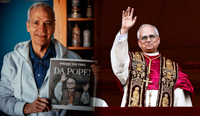John Prevost, brother of the newly elected Pope Leo XIV, shares his emotional reaction to his brother's historic papacy. Photo: GLR composition/ NY Times, & Tiziana FABI / AFP John Prevost, brother of the newly elected Pope Leo XIV, shares his emotional reaction to his brother's historic papacy. Photo: GLR composition/ NY Times, & Tiziana FABI / AFP