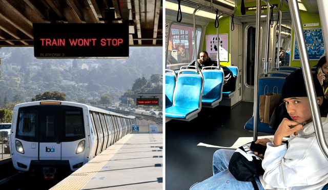 BART trains continue service after being halted due to technical issues. Photo: GLR Composition/Los Angeles Times/KRON4 BART trains continue service after being halted due to technical issues. Photo: GLR Composition/Los Angeles Times/KRON4