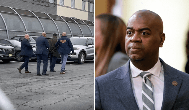 Ras Baraka was arrested after protesting against ICE in New Jersey. Photo: GLR Composition/New Jersey Globe/The Times of Israel Ras Baraka was arrested after protesting against ICE in New Jersey. Photo: GLR Composition/New Jersey Globe/The Times of Israel
