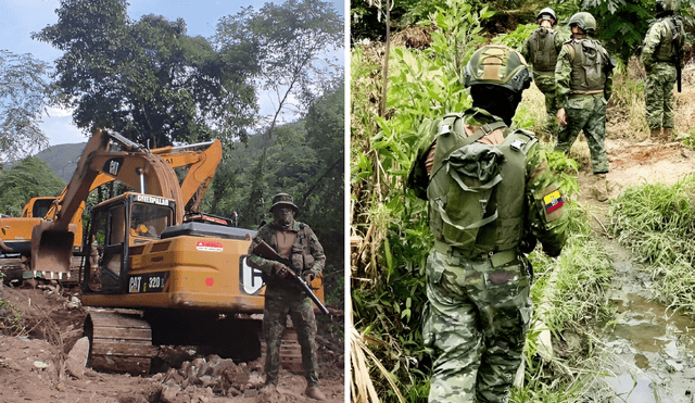 Eleven soldiers died after an operation against illegal mining in Ecuador. Photo: GLR Composition/El Diario/El Comercio (Ecuador) Eleven soldiers died after an operation against illegal mining in Ecuador. Photo: GLR Composition/El Diario/El Comercio (Ecuador)