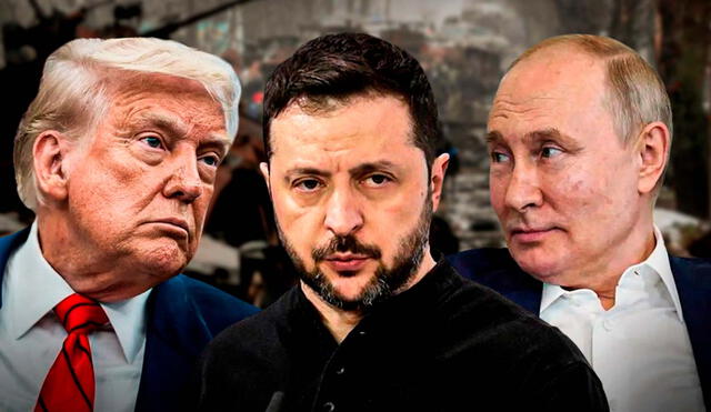 U.S. President Donald Trump has also intervened, calling for immediate acceptance of the meeting to end the bloodshed. Photo: GLR composition/La Republica U.S. President Donald Trump has also intervened, calling for immediate acceptance of the meeting to end the bloodshed. Photo: GLR composition/La Republica