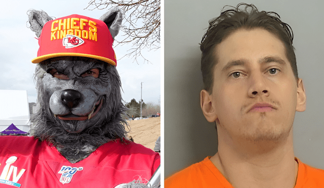 Chiefs superfan Xavier Babudar sentenced to 32 years in prison for armed robbery. Photo: GLR Composition/TMSPN