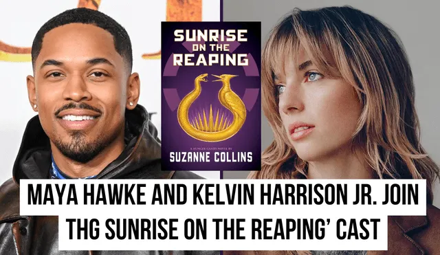 Maya Hawke and Kelvin Harrison Jr. join ‘Sunrise on the Reaping’ cast as Wiress and Beetee. Photo: GLR composition/ Variety & Amazon Maya Hawke and Kelvin Harrison Jr. join ‘Sunrise on the Reaping’ cast as Wiress and Beetee. Photo: GLR composition/ Variety & Amazon