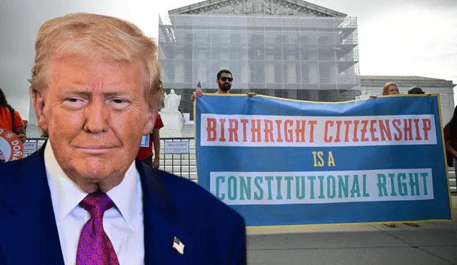 U.S. Supreme Court to review Trump's plea to limit birthright citizenship. Photo: GLR composition/ Drew ANGERER / Giuseppe CACACE / AFP U.S. Supreme Court to review Trump's plea to limit birthright citizenship. Photo: GLR composition/ Drew ANGERER / Giuseppe CACACE / AFP