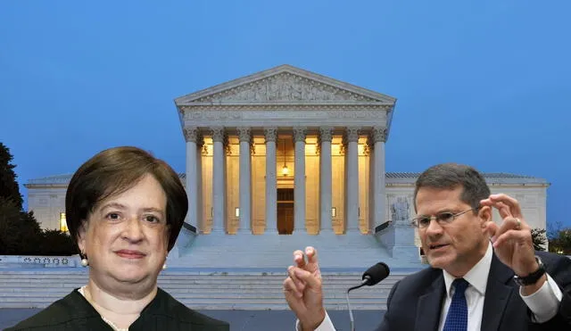Justice Elena Kagan firmly challenges Trump’s lawyer during a heated Supreme Court hearing, emphasizing unanimous rulings against their claims. Photo: GLR News Composition/ AFP/The New York Times/Joe Ravi Justice Elena Kagan firmly challenges Trump’s lawyer during a heated Supreme Court hearing, emphasizing unanimous rulings against their claims. Photo: GLR News Composition/ AFP/The New York Times/Joe Ravi
