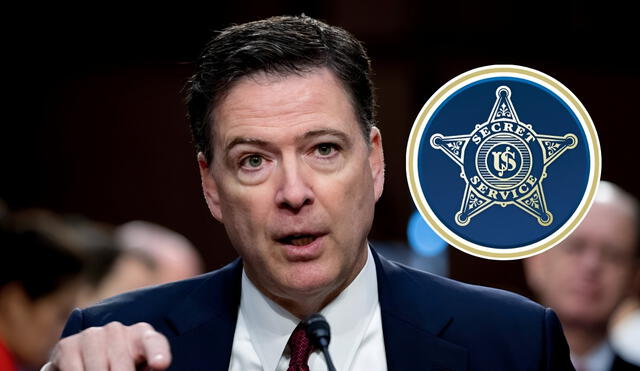 James Comey faces federal agents in probe over his inflammatory post targeting President Trump. Photo: GLR News Composition/ AFP/ U.S. Secret Service James Comey faces federal agents in probe over his inflammatory post targeting President Trump. Photo: GLR News Composition/ AFP/ U.S. Secret Service