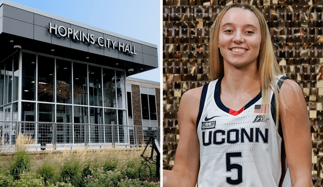 Paige Bueckers' hometown will change its name to hers for her WNBA debut. Photo: GLR Composition/Sportings News/Hopkinsmn.com Paige Bueckers' hometown will change its name to hers for her WNBA debut. Photo: GLR Composition/Sportings News/Hopkinsmn.com