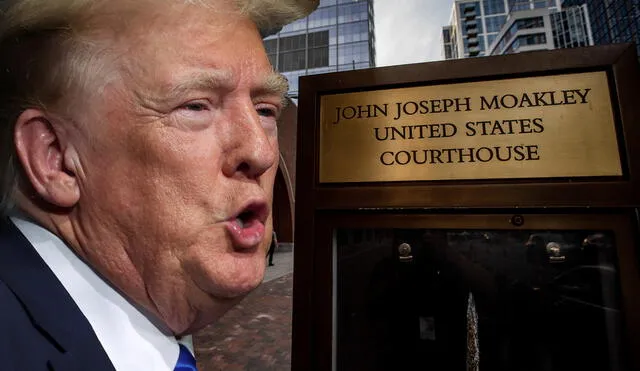 The United States Court of Appeals for the First Circuit denies Trump's administration request to restart rapid deportations. (Photo: GLR composition / AFP News.) The United States Court of Appeals for the First Circuit denies Trump's administration request to restart rapid deportations. (Photo: GLR composition / AFP News.)