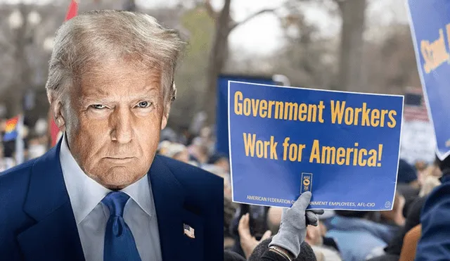 Trump’s order to remove federal workers’ union rights cleared by Appeals Court. Photo: GLR composition/ France 24 & AFGE Trump’s order to remove federal workers’ union rights cleared by Appeals Court. Photo: GLR composition/ France 24 & AFGE