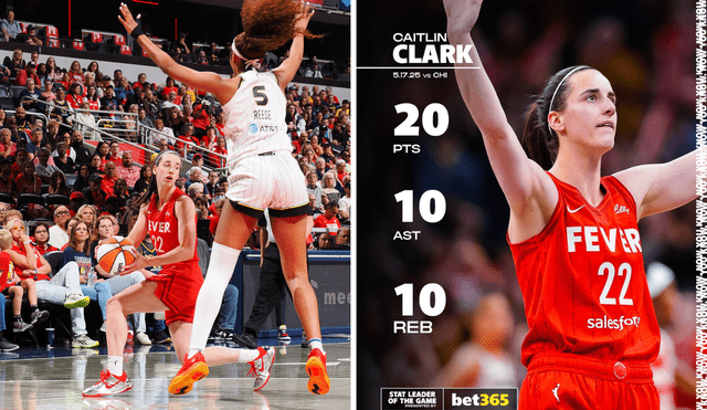 Caitlin leads the Fever to victory against the Sky in the WNBA. Photo: GLR Composition/Bleacher Report - X/Indiana Fever - X Caitlin leads the Fever to victory against the Sky in the WNBA. Photo: GLR Composition/Bleacher Report - X/Indiana Fever - X