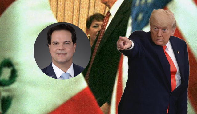 Bernie Navarro is chosed by President Trump to be the new U.S. embassador on Peru. Photo: GLR Composition / AFP News / X Bernie Navarro is chosed by President Trump to be the new U.S. embassador on Peru. Photo: GLR Composition / AFP News / X