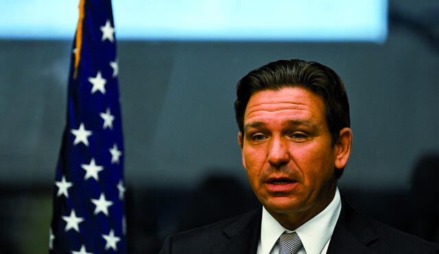 Florida Governor Ron DeSantis give the FPH authority in immigration detentions without ICE assitant on Florida. Photo: AFP News Florida Governor Ron DeSantis give the FPH authority in immigration detentions without ICE assitant on Florida. Photo: AFP News