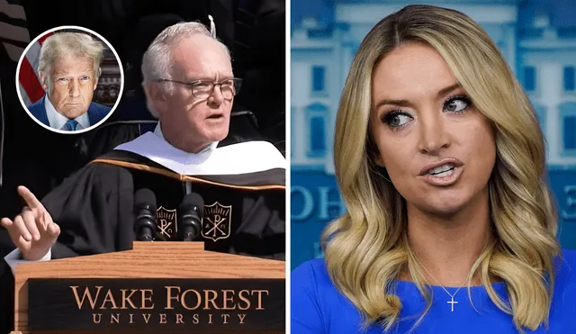 Kayleigh McEnany criticizes Scott Pelley, who testified against Trump at his graduation ceremony. Photo: GLR Composition/The Washington Post/New York Post - YouTube Kayleigh McEnany criticizes Scott Pelley, who testified against Trump at his graduation ceremony. Photo: GLR Composition/The Washington Post/New York Post - YouTube