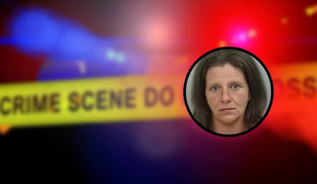 Randolyn Allen, a woman of 43 years old, shoot her former partner after a children custody altercate. Photo: GLR Composition / Calcasieu Parish Sheriff's Office