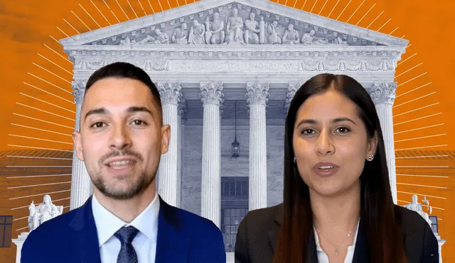 Reporters IA Daniel and Victoria are employed by the Supreme Court to provide news. Photo: GLR Composition/UVA Today/KTAR News Reporters IA Daniel and Victoria are employed by the Supreme Court to provide news. Photo: GLR Composition/UVA Today/KTAR News