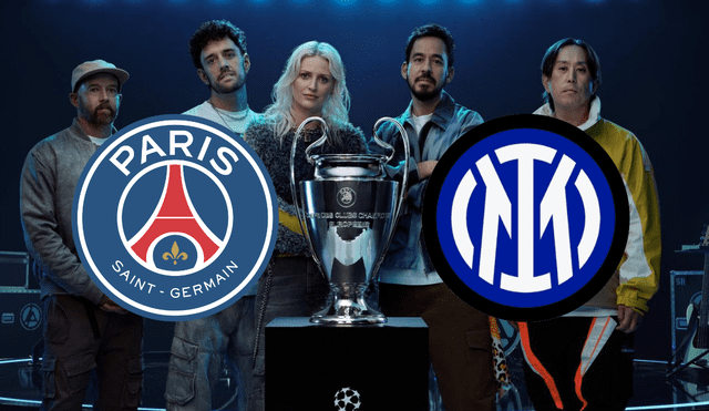 Linkin Park prepares for an electrifying pre-match performance at the 2025 Champions League final in Munich. Photo: GLR composition/ UEFA & 100 marcas Linkin Park prepares for an electrifying pre-match performance at the 2025 Champions League final in Munich. Photo: GLR composition/ UEFA & 100 marcas