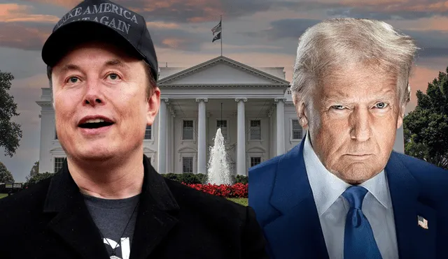 Trump says he is not worried about Musk. Photo: GLR composition/ Wired, France24 & Architectural Digest