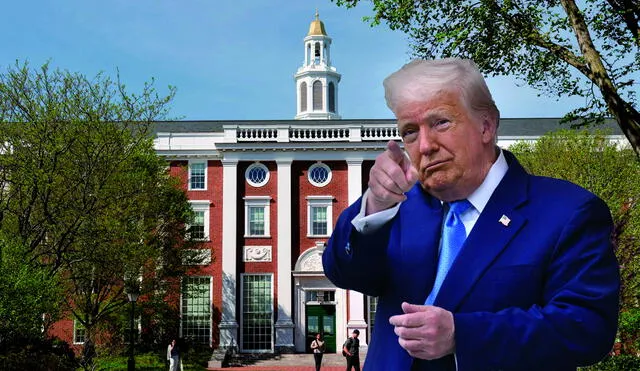 President Donald Trump demands that migrant students that want to study in Harvard must be open to investigate their social media. Photo: GLR Composition / The New York Times / AFP News President Donald Trump demands that migrant students that want to study in Harvard must be open to investigate their social media. Photo: GLR Composition / The New York Times / AFP News